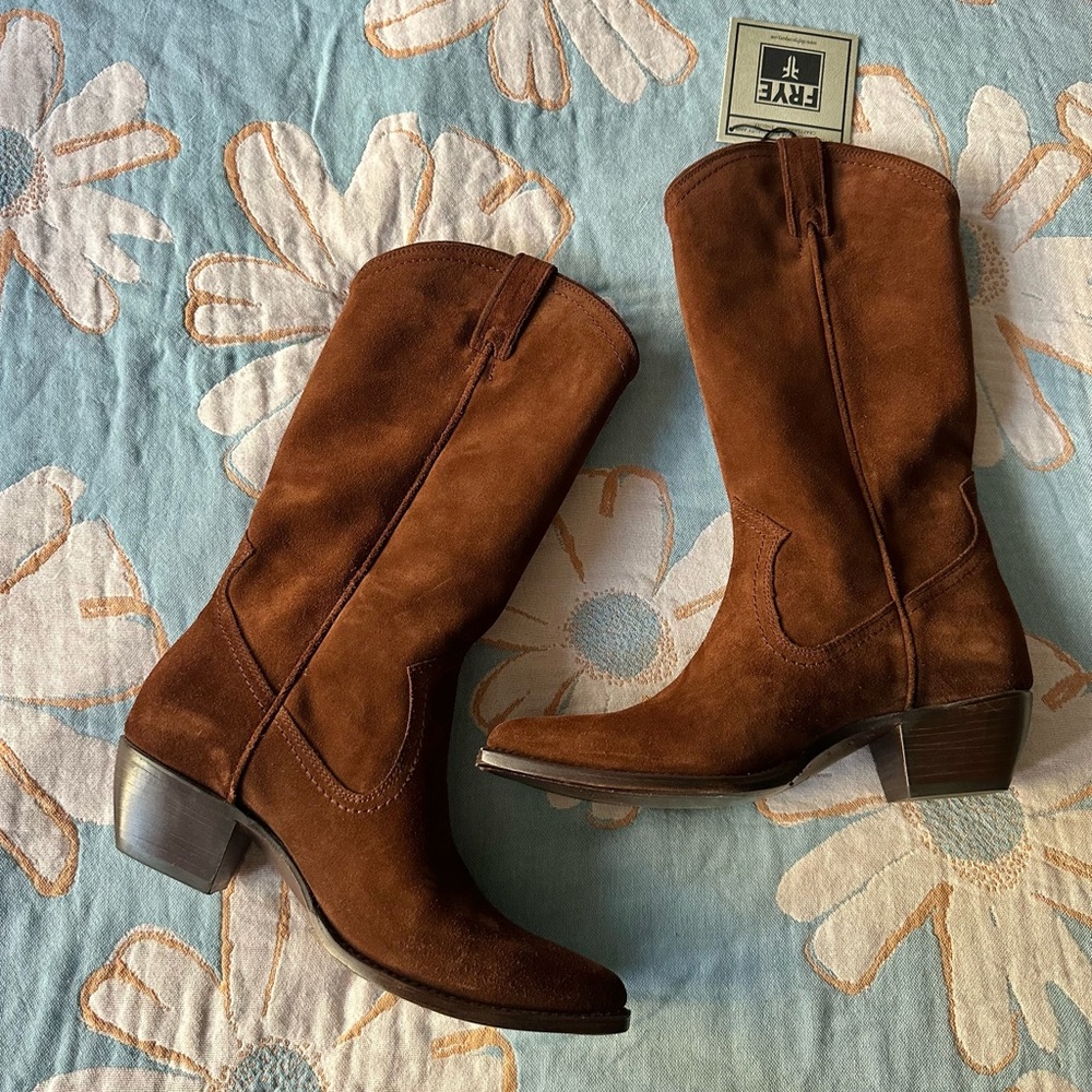 Frye Sacha Tall Western Boots - NWT - 9.5